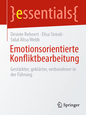 cover image of Emotionsorientierte Konfliktbearbeitung